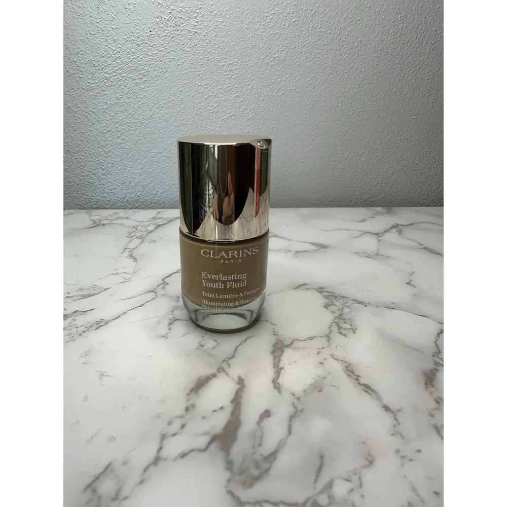 Clarins Everlasting‎ Youth Fluid Illuminating Firming Foundation 116.5W NEW 1oz